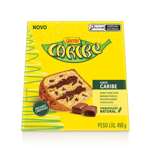 Panetone Caribe Nestlé Garoto 450g