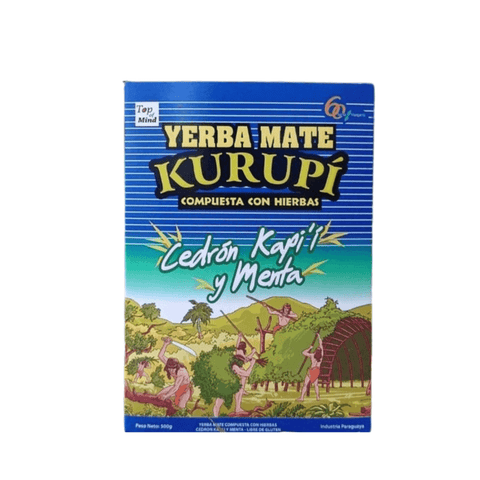 Yerba Mate Kurupi 500g - Menta e Capim Cidreira