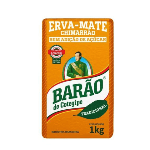 Erva Mate Barão Tradicional a Vácuo 1Kg