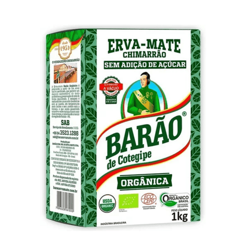 Erva Mate Barão Orgânica 1Kg