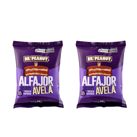 Alfajor Dr Peanut Hazelnut flavor 2x55G