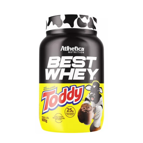 Best Whey 900g 25g Proteínas Atlhetica Nutrition Sabor Toddy