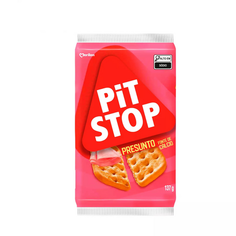 Biscoito Pit Stop Presunto 137g