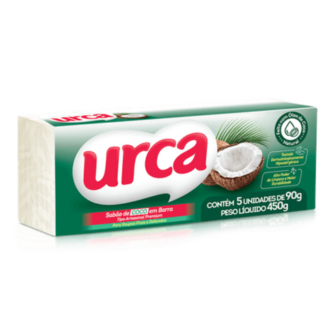 Sabao De Coco Em Barra Urca 500 Gr