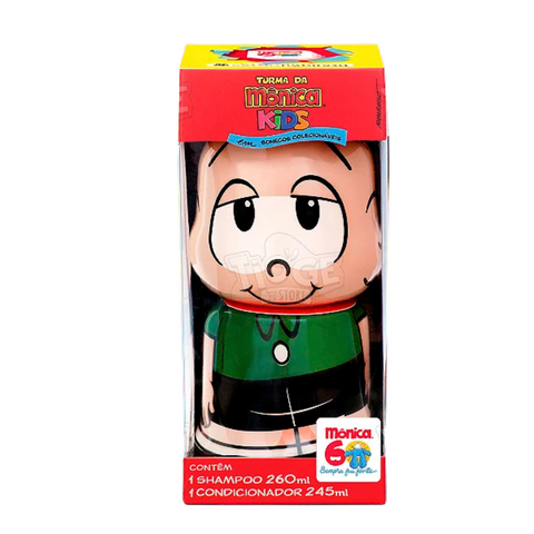 Kit Shampoo 260ml e Condicionador 245ml Cia da Natureza Boneco Cebolinha