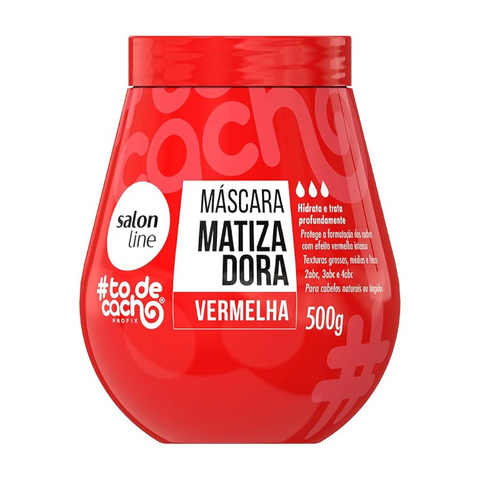 Máscara Matizadora Salon Line Vermelha 300G