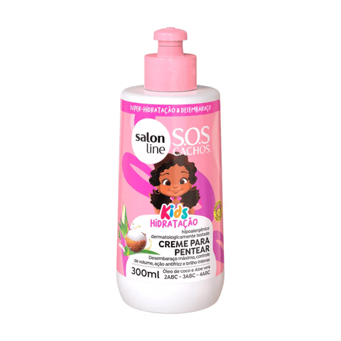 Creme de Pentear S.O.S Cachos Kids Salon Line 300ml
