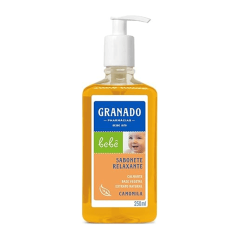 Sabonete Líquido Glicerina Bebe Camomila Granado 250 Ml