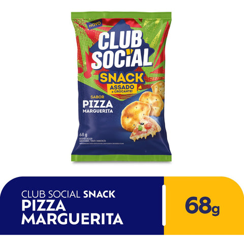 Salgadinho Club Social Snack Assado Pizza 68g