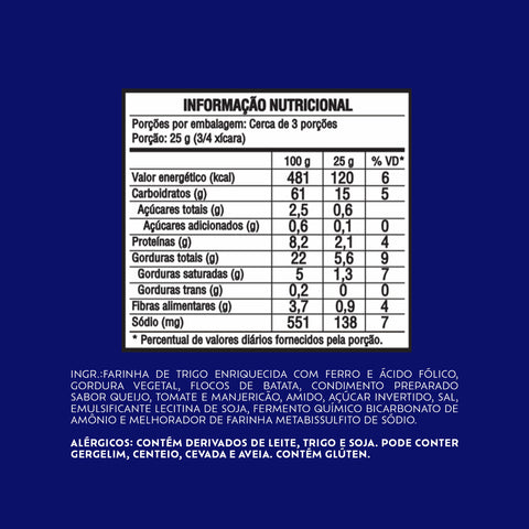 Salgadinho Club Social Snack Assado Pizza 68g