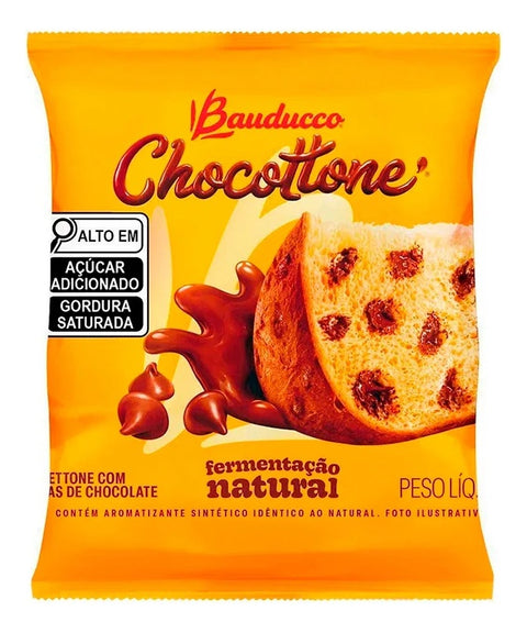 Mini Chocottone Bauducco Gotas de Chocolate - 80g