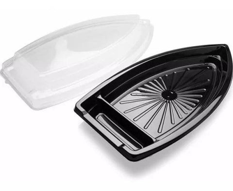 Disposable Sushi Boat with Lid, 41cm x 21cm