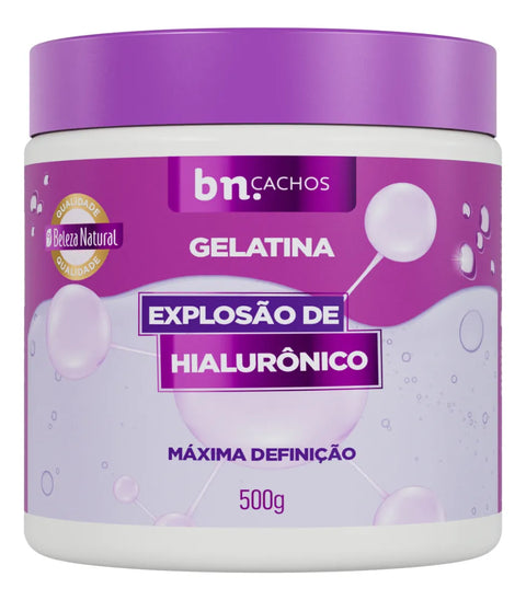 Gelatina Explosão De Hialurônico Beleza Natural 500g