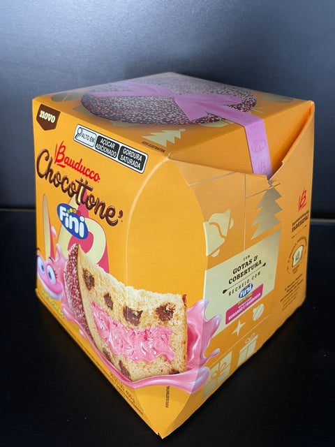 Chocotone Fini Dentaduras Bauducco 450g Sabor Baunilha