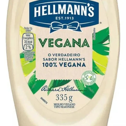 Hellmann's Vegan Mayonnaise-Type Sauce Squeeze Bottle 335g