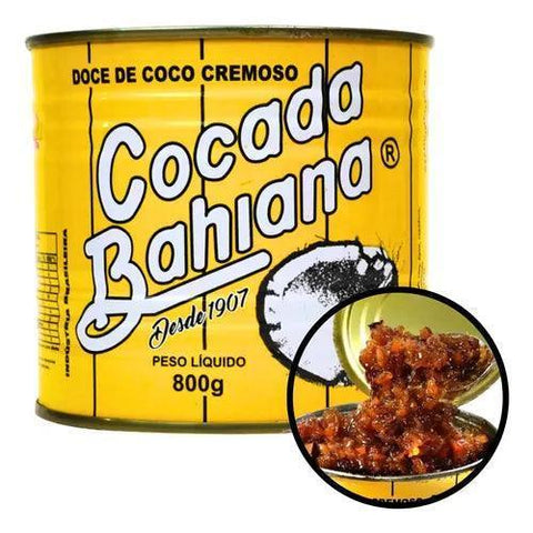 Cocada Bahiana Cremosa Na Lata Com 800g - MEUBRASILONLINE