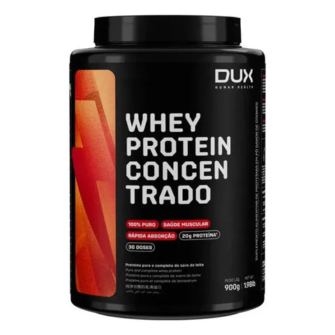 Whey Protein Concentrado Chocolate Branco Dux 900g