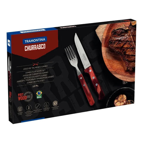 Jumbo Cutlery Set - 12 Pieces - Tramontina