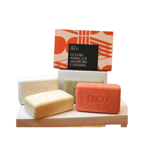 Sabonete em Barra puro vegetal cremoso - Castanha, Andiroba, Ucuuba e Maracujá 100 G