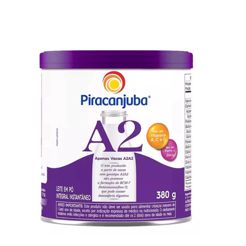 Piracanjuba Type A2 Whole Milk Powder, 380g can
