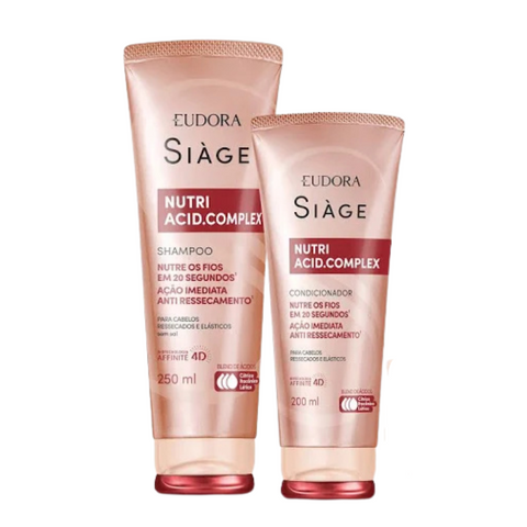 Combo Siàge Nutri Acid.Complex: Shampoo 250ml + Condicionador 200ml