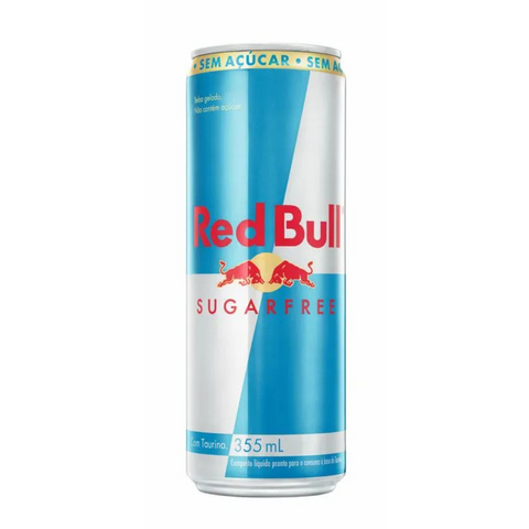 Energético Sem Açúcar Red Bull Energy Drink Sugarfree, 355 ml