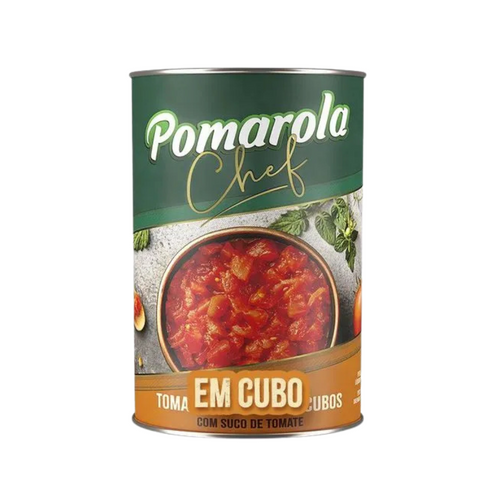 Tomate Pelado em Cubos Pomarola 400g