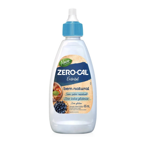 Zero-Cal Adoçante Líquido - Eritritol - 65ml