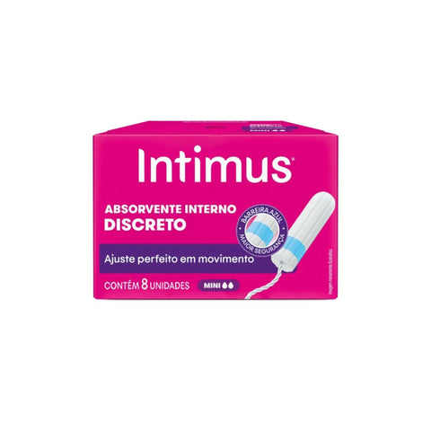 Absorvente Interno Intimus Discreto Mini 8 Unidades