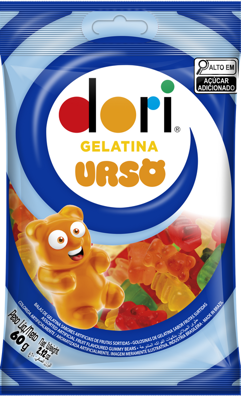 Bala de Goma - Urso Dori 60g