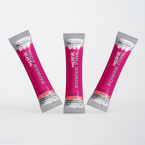 power pink de lichia - pré-treino – 300g - MEUBRASILONLINE
