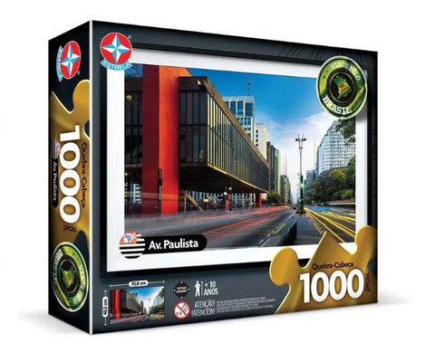 Brazilian Original Paulista Avenue São Paulo Jigsaw Puzzle Star 1000 pieces