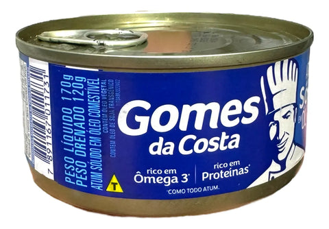 Atum Sólido Em Óleo Gomes Da Costa 170g
