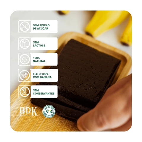Sugar-Free Banana Candy Bar Paraibuna 200g