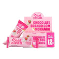Barrinha Chocolate Branco e Morango Eat Clean (Cx c/ 12un de 45g) - MEUBRASILONLINE