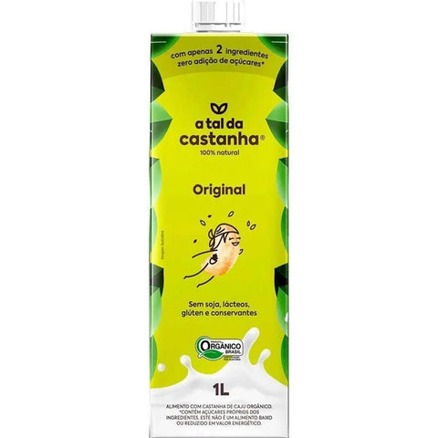 Bebida de Castanha de Caju Original A Tal da Castanha 1L - MEUBRASILONLINE