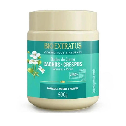 BIO EXTRATUS BANHO CR CACHOS CRESPOS 500G - MEUBRASILONLINE