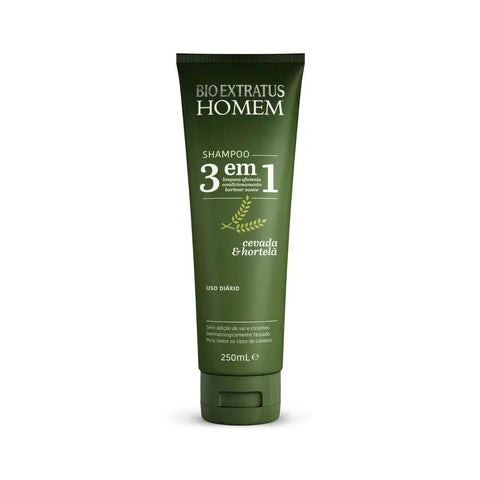 BIO EXTRATUS SH 3X1 HOMEM 250ML - MEUBRASILONLINE