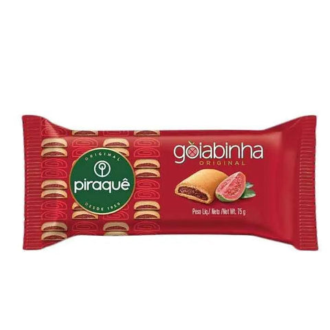 Biscoito Goiabinha Piraque 75g - MEUBRASILONLINE