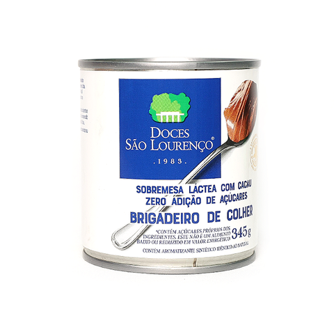 Sugar-Free Brigadeiro (Brazilian chocolate fudge) in a Spoon, São Lourenço, 345g