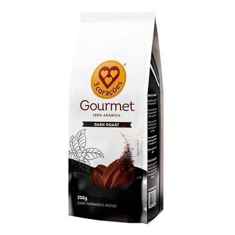 Café Gourmet Dark 3Corações 250g - MEUBRASILONLINE