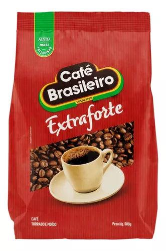 Roasted and Ground Extra Strong Coffee 500g Pack Brazilian Coffee