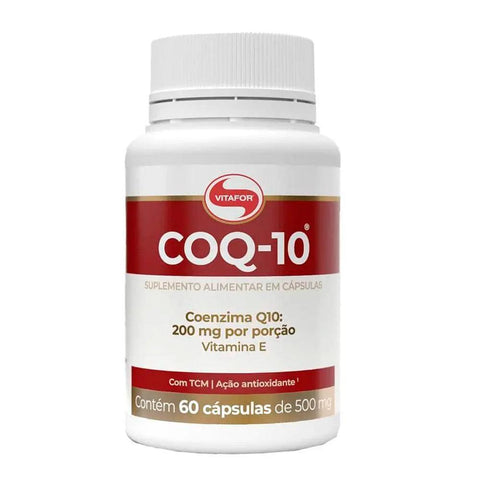 Coenzima Q10 Vitafor 60 Cápsulas - MEUBRASILONLINE