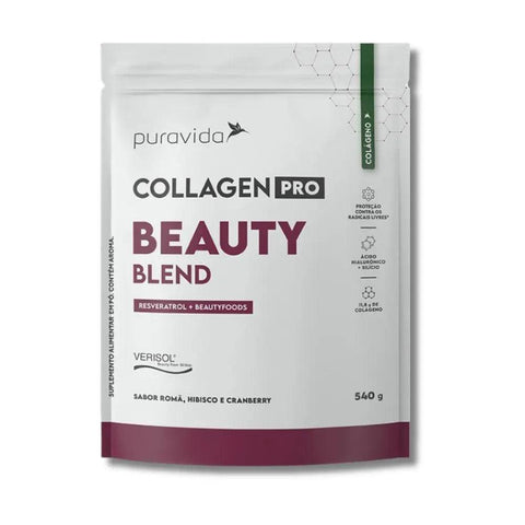 Collagen Pro Beauty Blend Puravida 540g - MEUBRASILONLINE