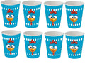 Copo Papel 200Ml Galinha Pintadinha 8 copos - MEUBRASILONLINE