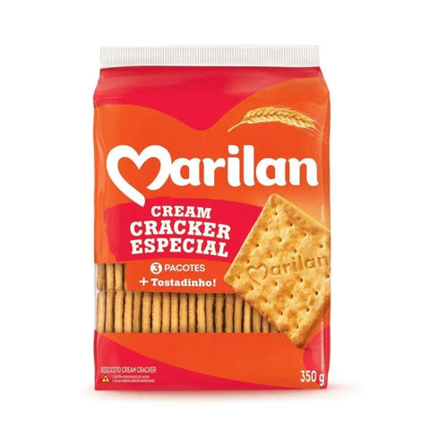 Cream Cracker Marilan 350g - MEUBRASILONLINE