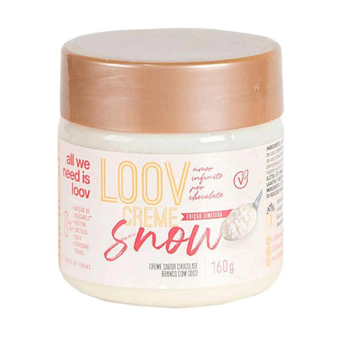 Creme de Chocolate Branco e Coco Snow Chocolife 160g - MEUBRASILONLINE