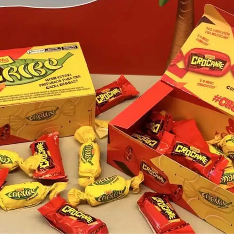 Garoto Crocribe Chocolate Crocante e Caribe 215.2G