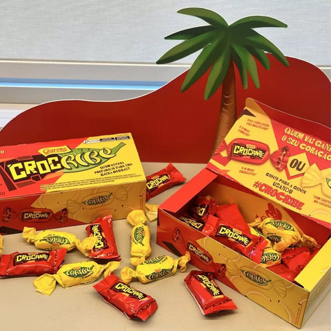 Garoto Crocribe Chocolate Crocante e Caribe 215.2G