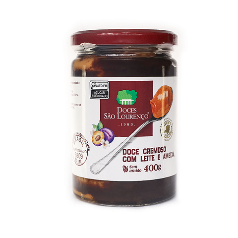 Creamy Dessert with Milk and Plum São Lourenço 400g